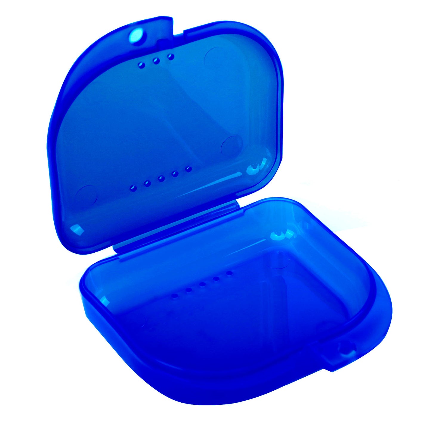 Retainer Case with Vent Holes, Mouth Guard Case Denture Case