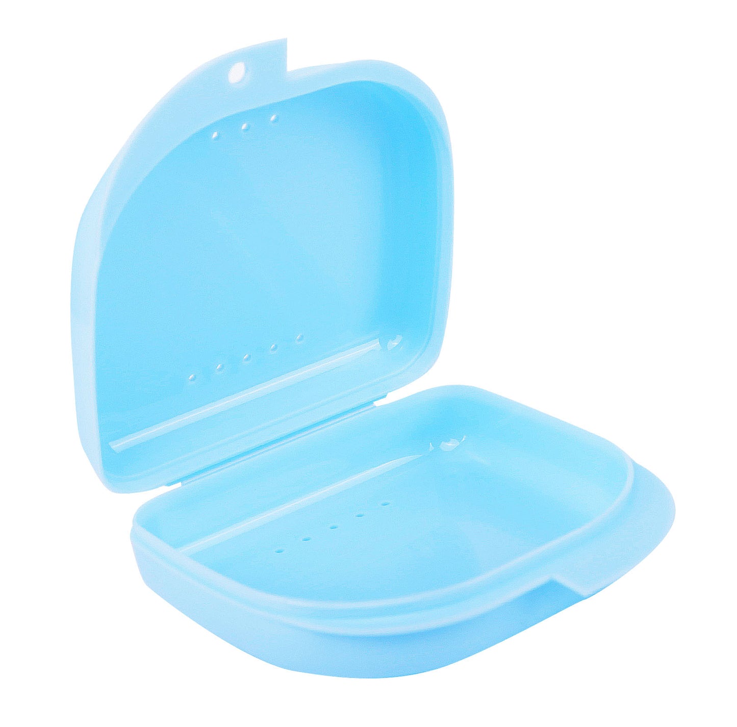 Retainer Case with Vent Holes, Mouth Guard Case Denture Case