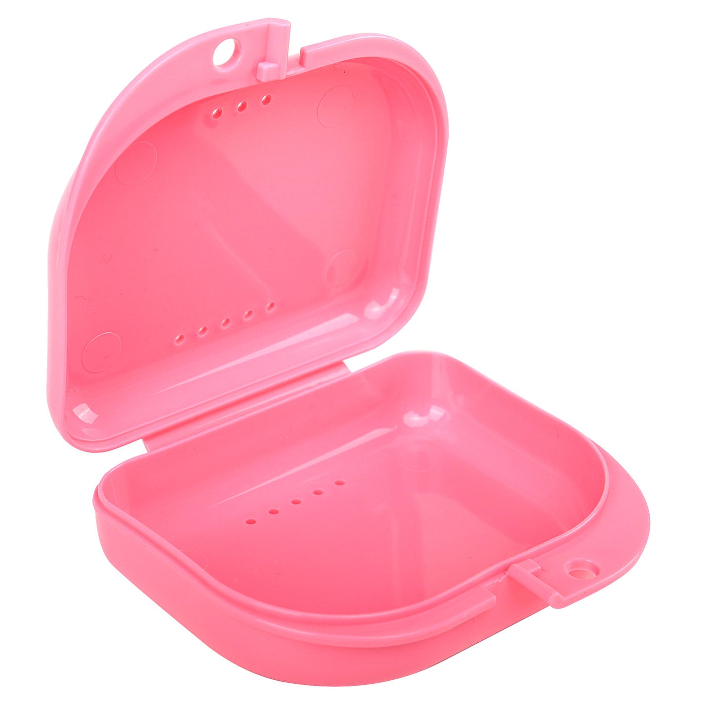 Retainer Case with Vent Holes, Mouth Guard Case Denture Case