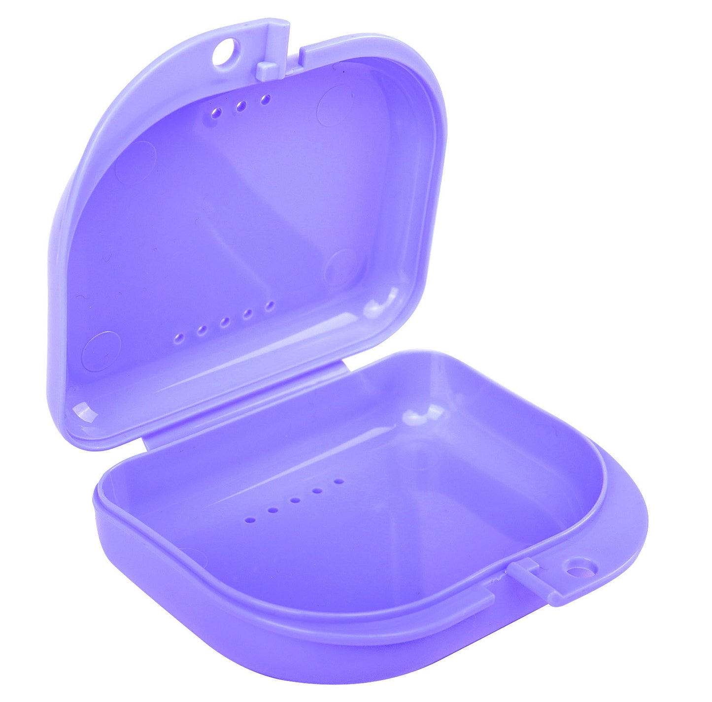 Retainer Case with Vent Holes, Mouth Guard Case Denture Case