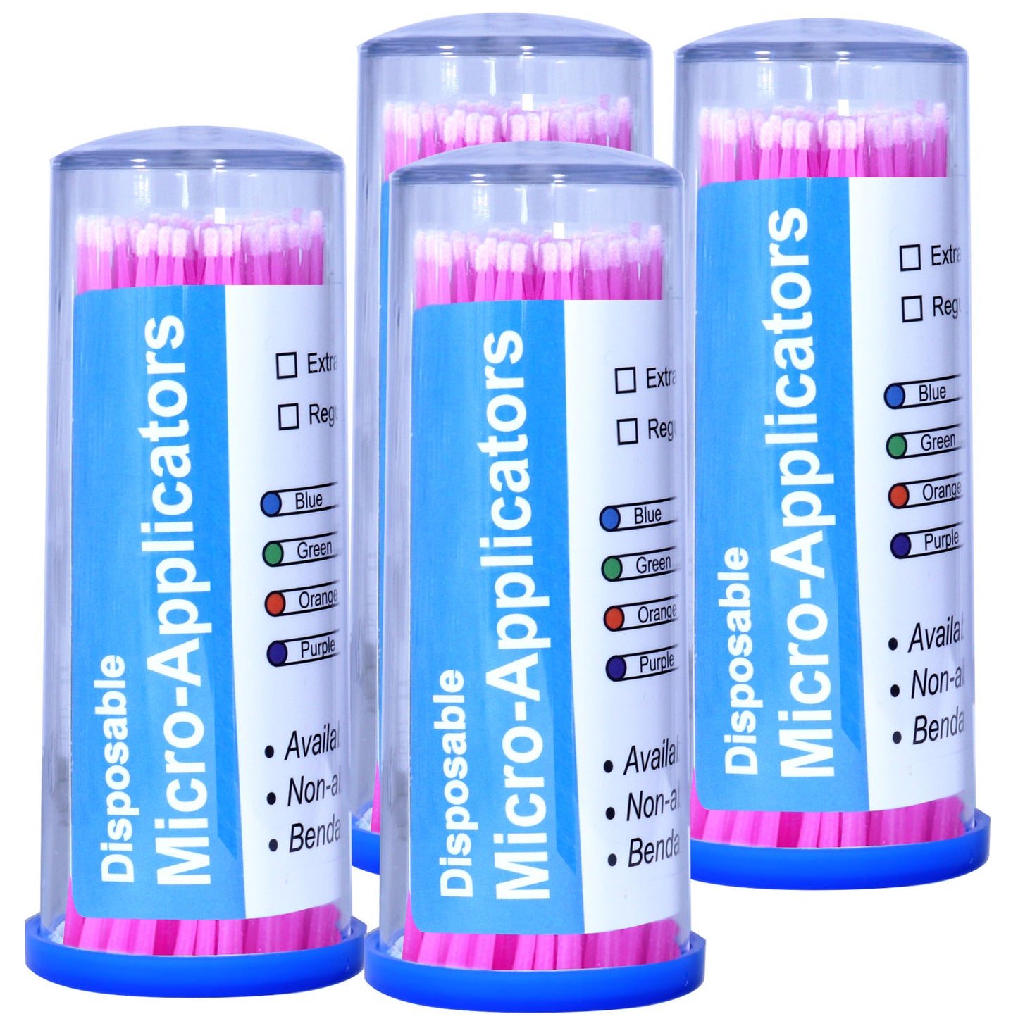 400Pcs/Box Bendable Dental Microbrush Applicator, Disposable Micro Brushes International