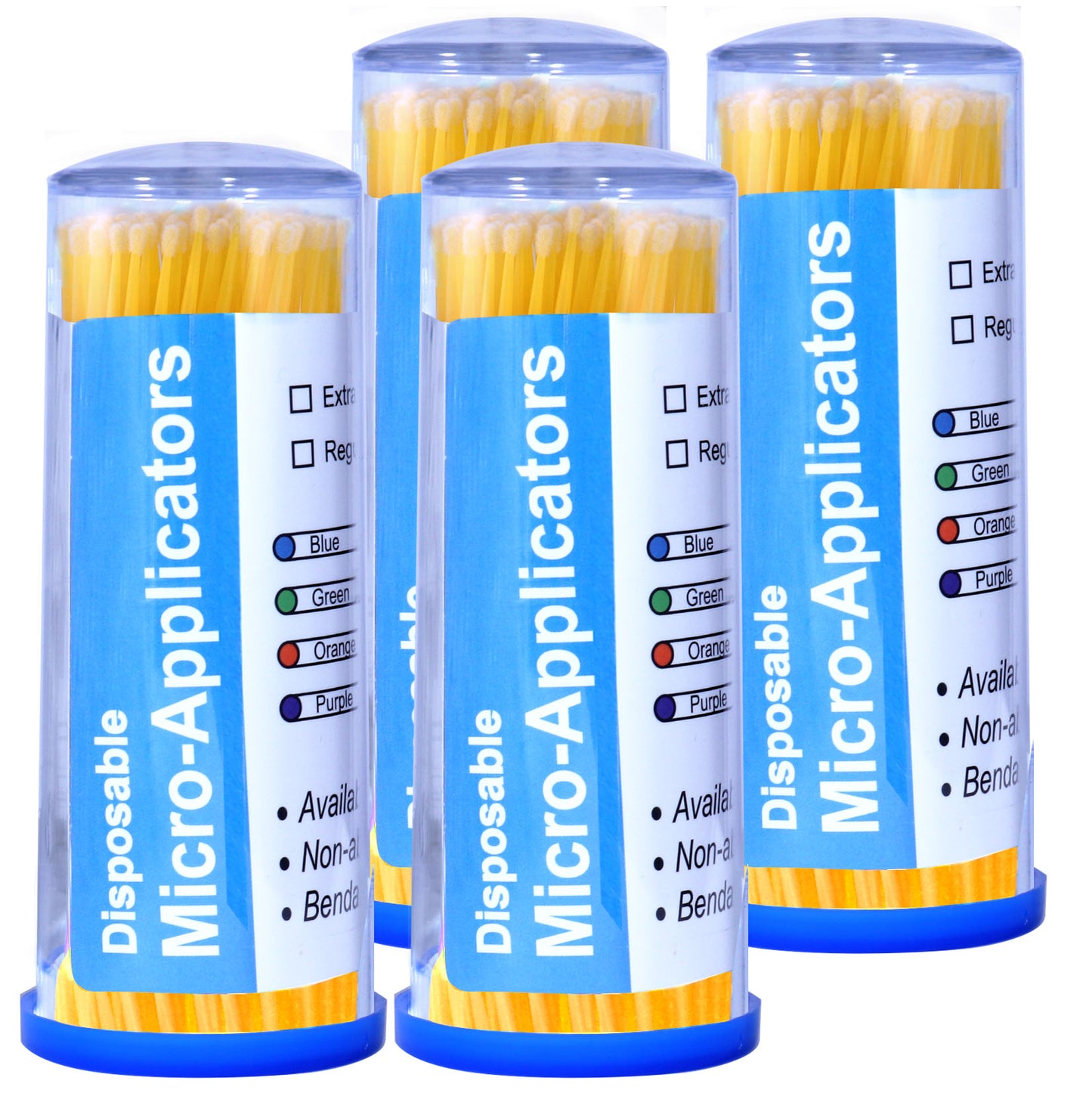 400Pcs/Box Bendable Dental Microbrush Applicator, Disposable Micro Brushes International