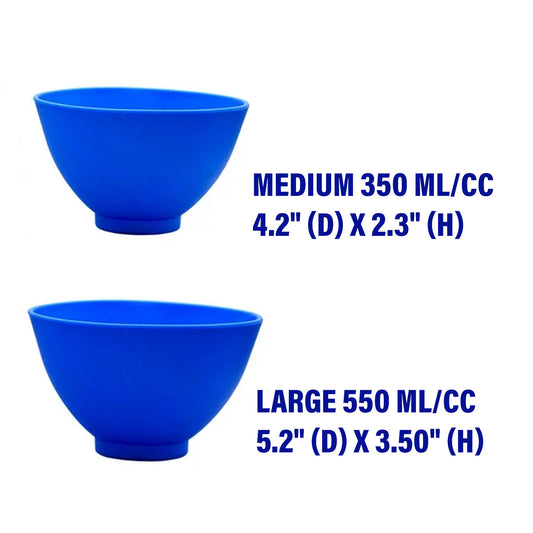 Autoclavable Dark Blue Silicone Flexible Dental Mixing Bowl, Mixing Plasters